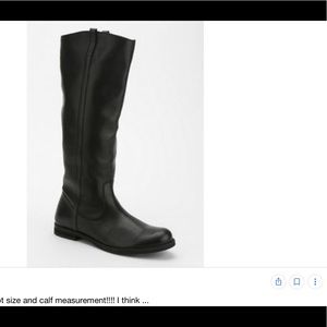 BDG leather knee high boots ,size 8